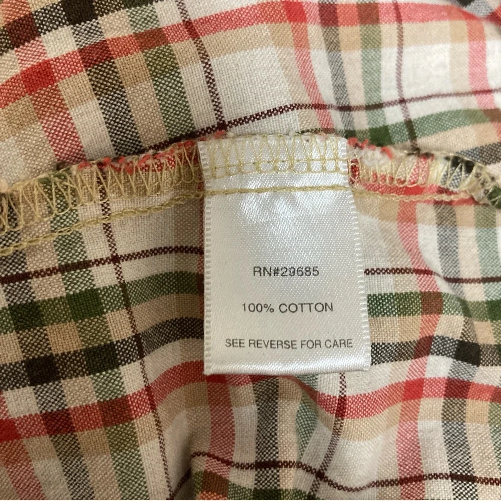 Pendleton Women’s Plaid Shirt Collared Pockets Multicolor Cotton Sz P - Picture 10 of 13